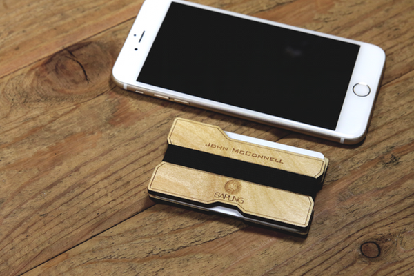 Signature Series Wood Wallet V2 - Sapling Inc.